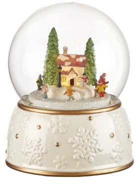 Cloche Con Villaggio Movimento Musica E Leds L`Oca Nera