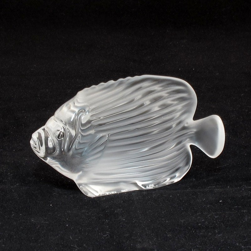 Statua Pesce Cristallo Empereur Clair Cristal Sevres
