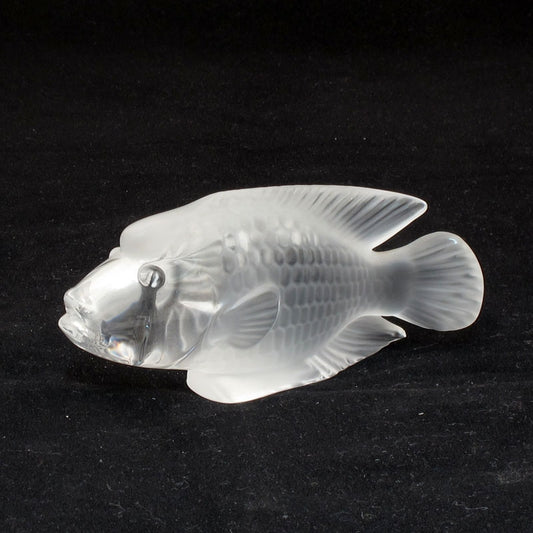Statua Pesce Cristallo Napoleon Clair Cristal Sevres