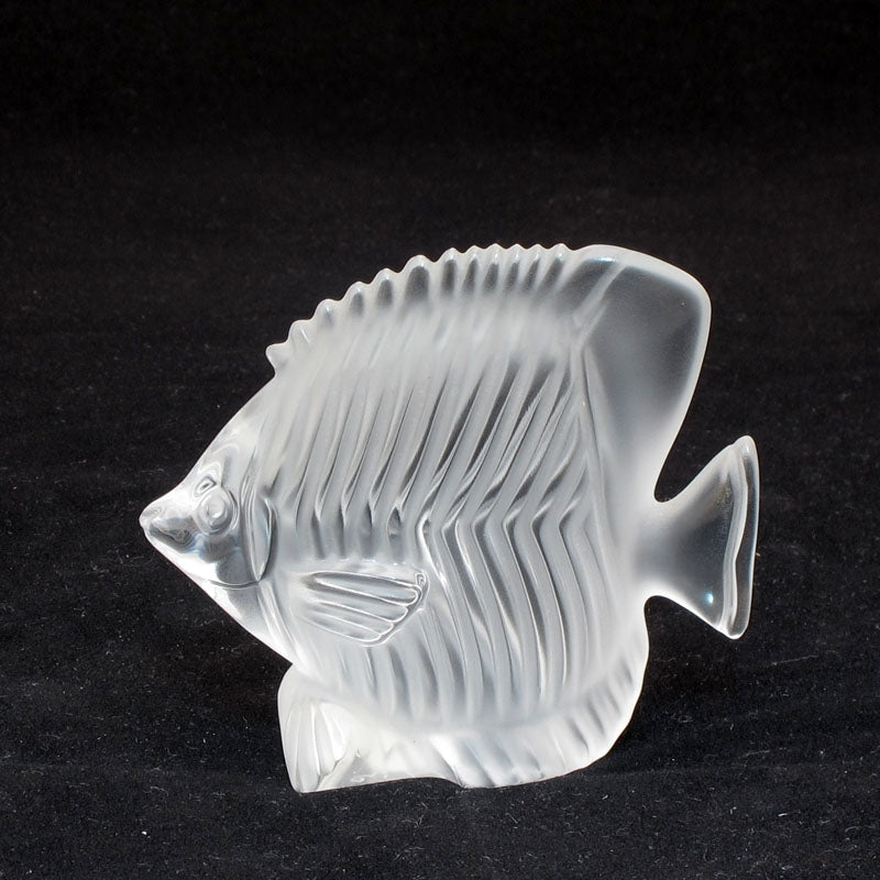 Statua Pesce Cristallo Cristal Sevres