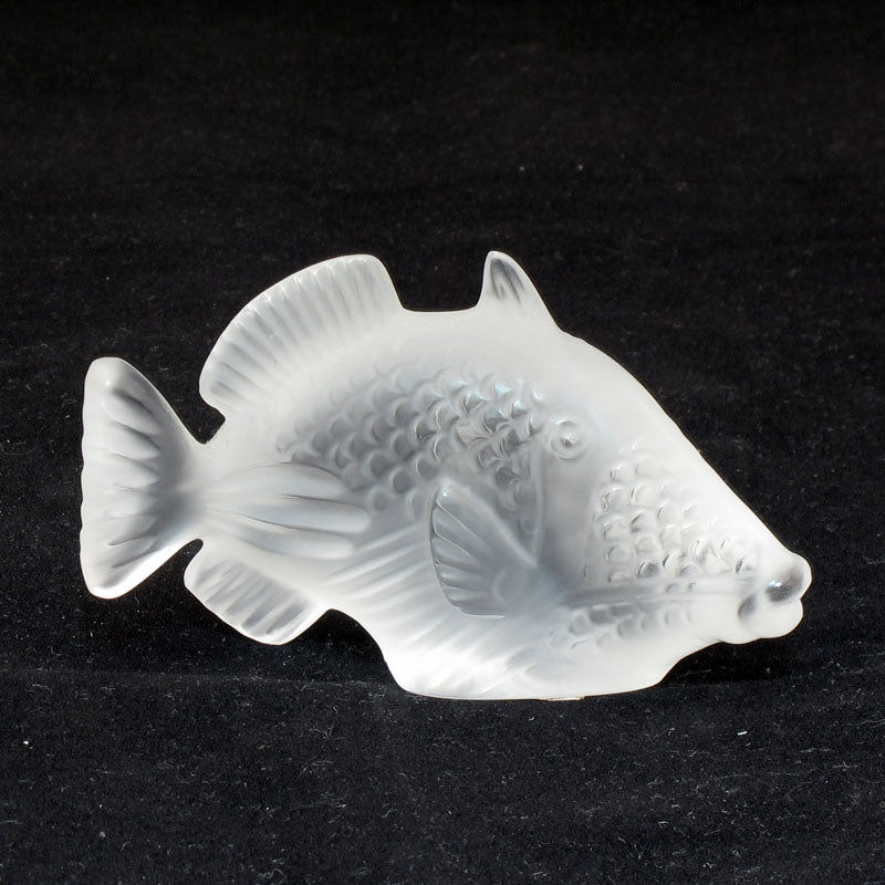 Statua Pesce Cristallo Picasso Clair Cristal Sevres