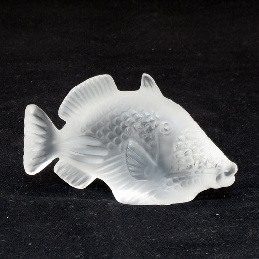 Statua Pesce Cristallo Picasso Clair Cristal Sevres