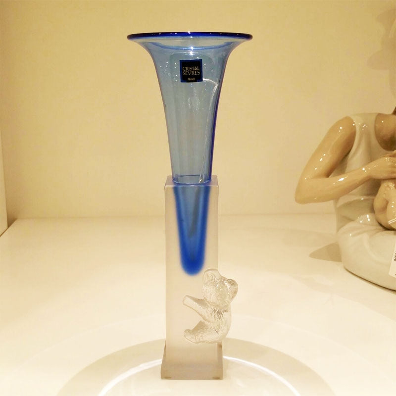 Vaso Monofiore Cristallo Cm 24 H Cristal Sevres