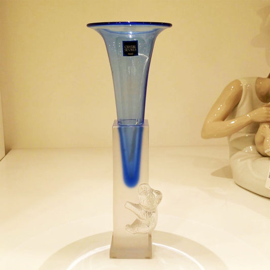 Vaso Monofiore Cristallo Cm 24 H Cristal Sevres