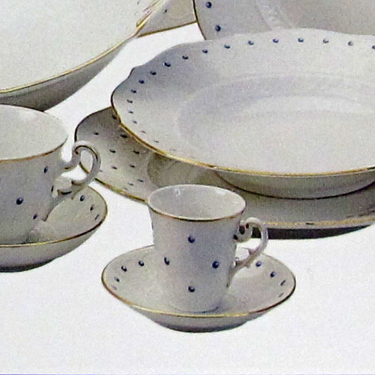 Sei Tazze Caffe C/P Museo Le Perle Blu