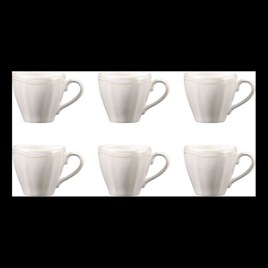 Sei Tazze Caffe C/P Duchessa Alida