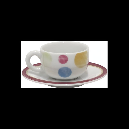 Sei Tazze Caffe C/Piatto Easy