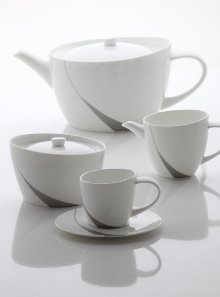 Sei Tazze Caffe` Con Piattino Esclissi