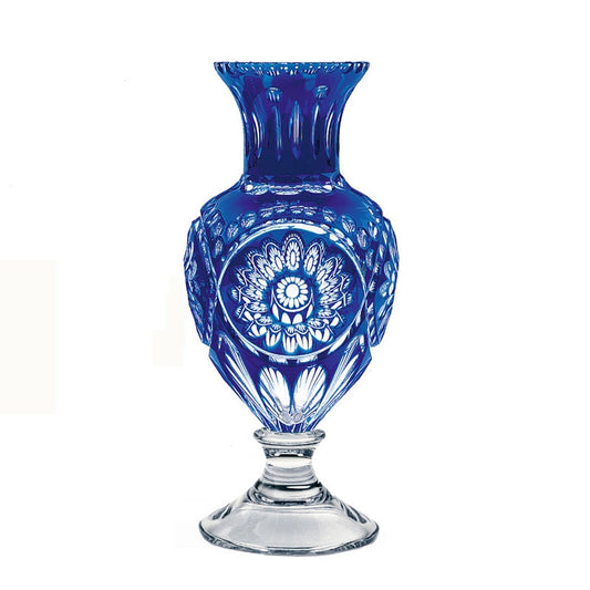 Rinascimento Vaso Anfora Blu Tagliato