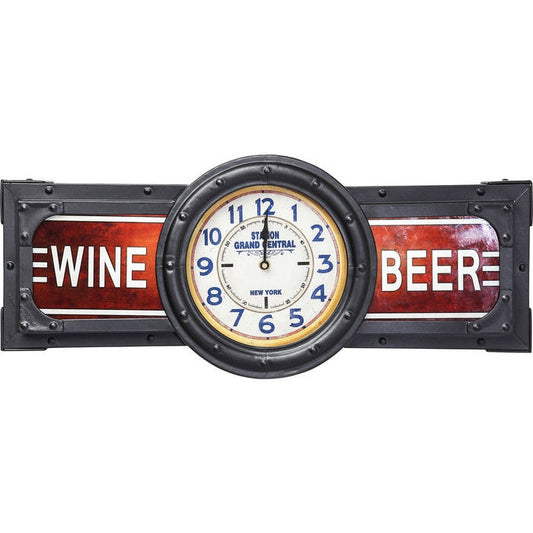 Orologio Complementi Luminosi Wine Beer Time Kare Design