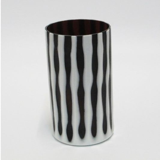 Vaso In Vetro Nero E Bianco