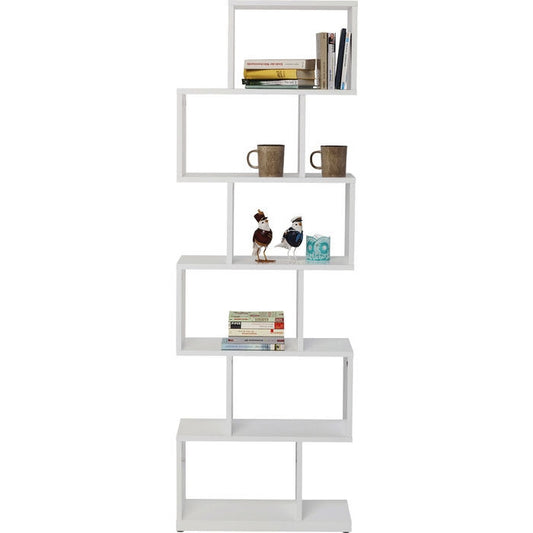 Mensola Brooklyn Bianco Zick Zack 150X60Cm Kare Design
