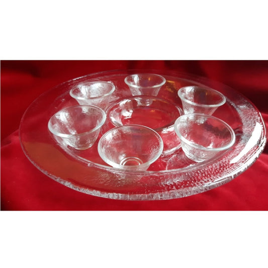 I Sapori Crudite Set Vassoio Chip & Dip Cm.37