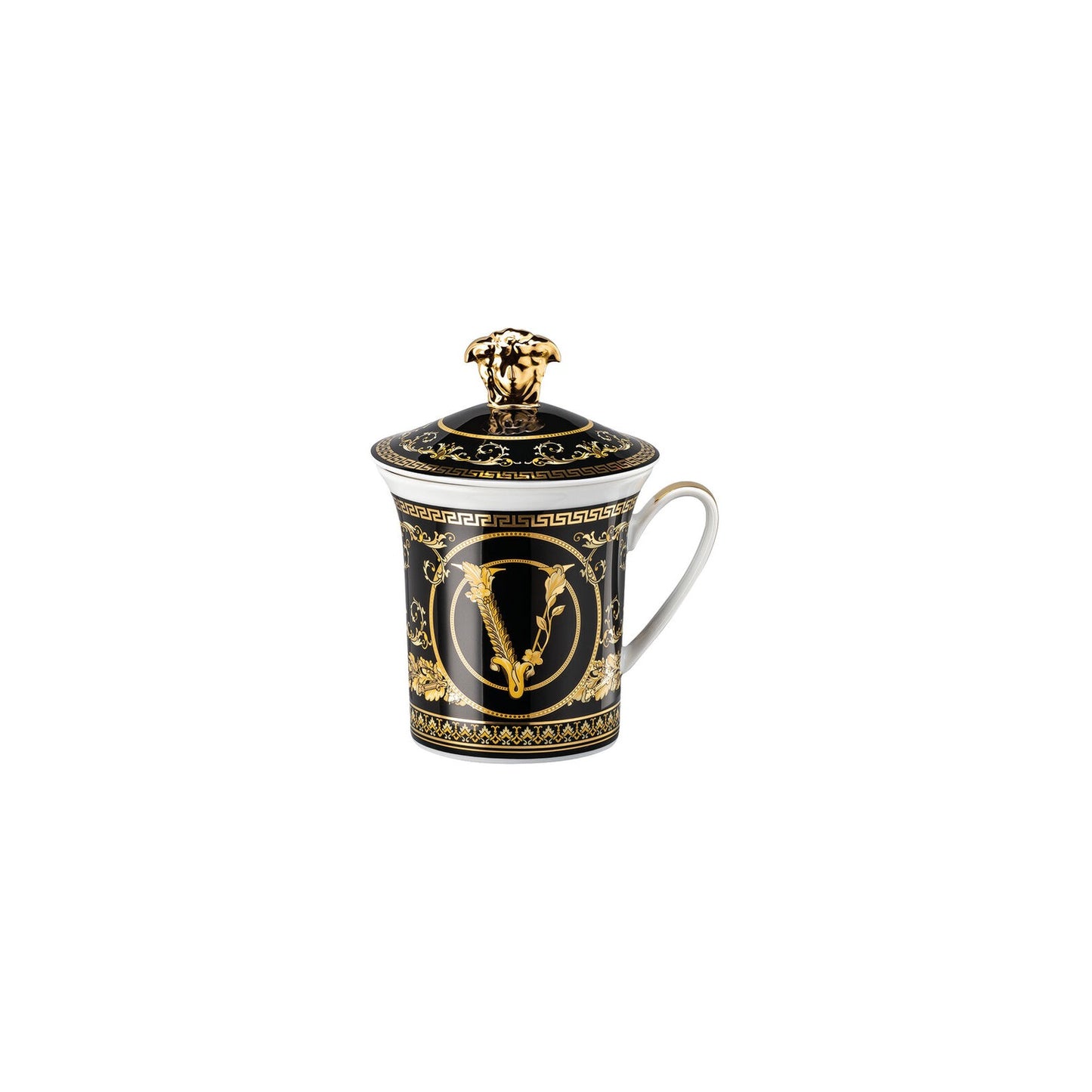 Mug con coperchio Virtus Gala Black