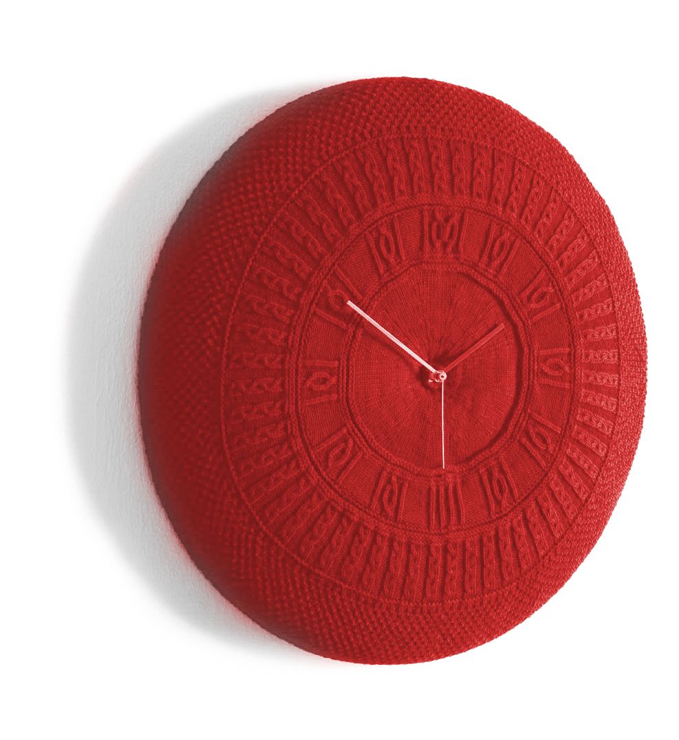 Orologio Da Muro Cotone Rosso Diamantini E Domeniconi