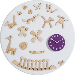 Orologio Parete Tic Calamitato Viola Diamantini Diamantini E Domeniconi