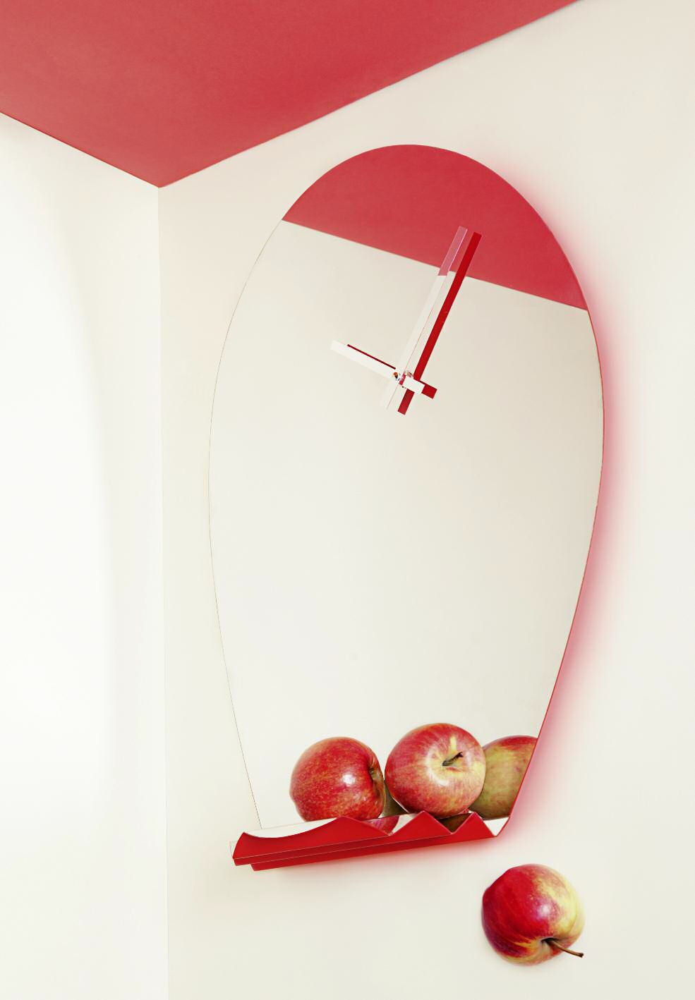 Drop Orologio Specchiato A Muro