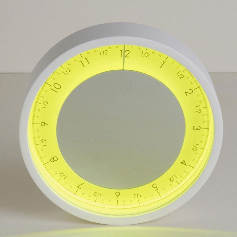 Orologio Solo Ora Bianco Quadrante Giallo Luminos Diamantini E Domeniconi