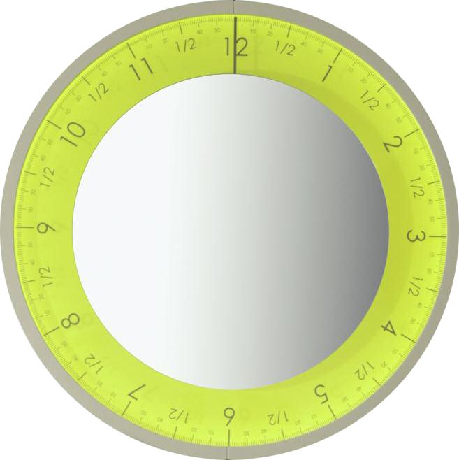 Orologio Solo Ora Bianco Quadrante Giallo Luminos Diamantini E Domeniconi