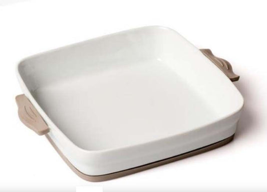 Pirofila Da Forno Quadrata Con Manici Silicone