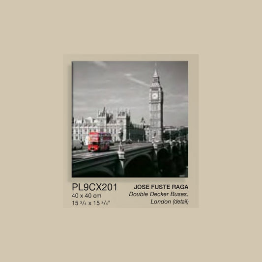 Quadro Plex 40X40 Bus Rosso Top Art