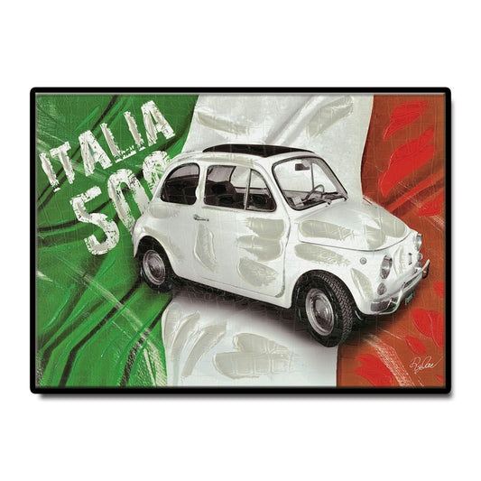 Tela 70X140 Fiat 500 Salvadori Arte