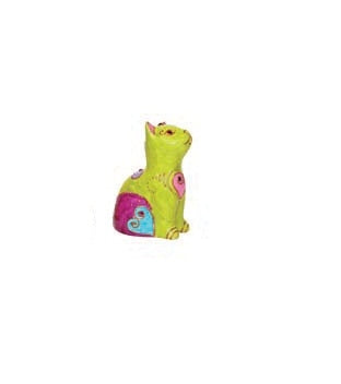 Minigatto Seduto Verde Crazy Soizick Soizick