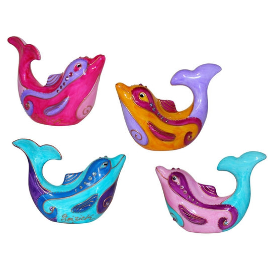 Soizick - Delfino Rosa 10 X 7 Cm Soizick