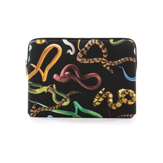 Custodia Laptop In Pu Stampato Toiletpaper - Snakes
