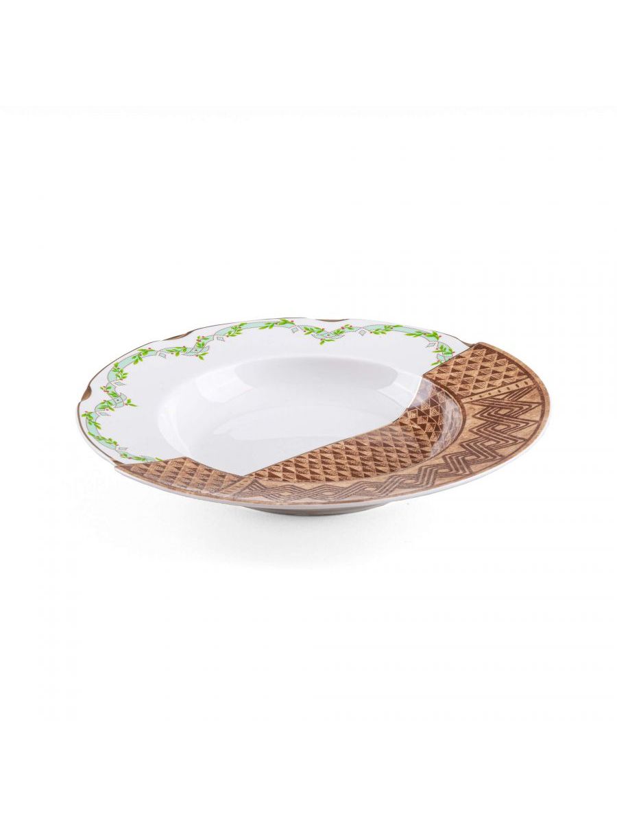 Piatto Fondo In Porcellana Hybrid-Malao Seletti