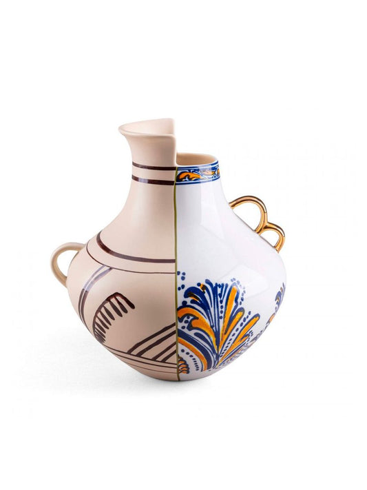 Vaso In Porcellana Hybrid-Nazca Ø Cm. 22,5 H.25