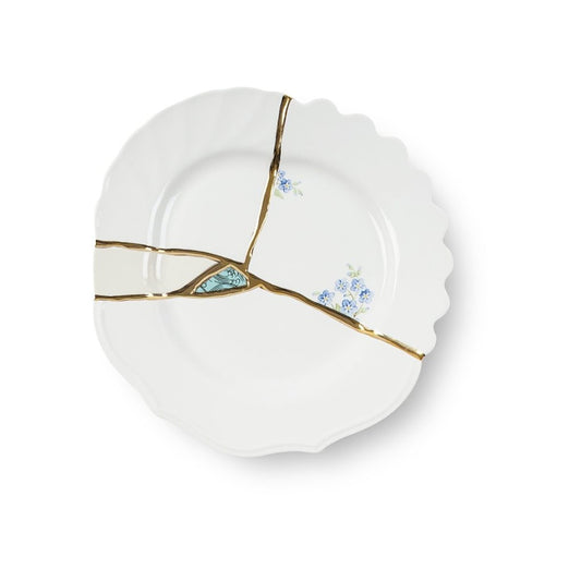 Piatto Da Frutta In Porcellana Kintsugi-N`3