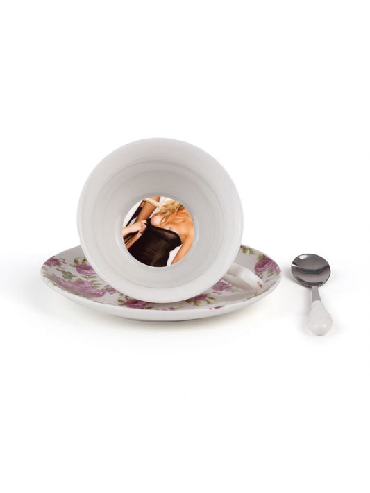 Set Da Da Tè C/Cucc. “Lady Tarin-Guiltless Rose” - Rumina