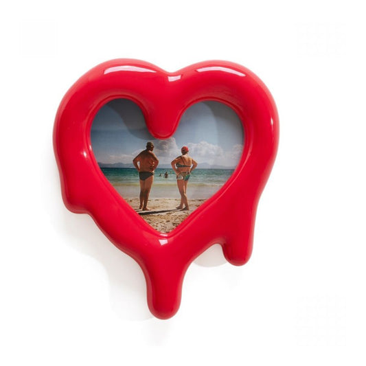 Cornice E Vetro Melted Heart- Red