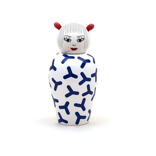 Vaso In Dolomite Con Coperchio Le Canopie-Zoé