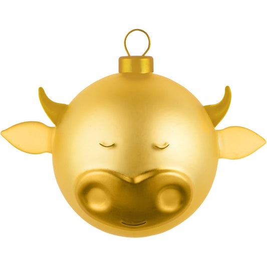 Bue Palla Natale Gold Alessi