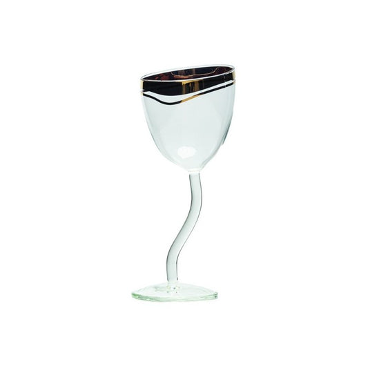 Bicchiere A Calice In Vetro Classic On Acid - Regal Seletti