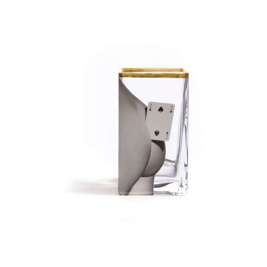 Vaso In Vetro Toiletpaper - Two Of Spades