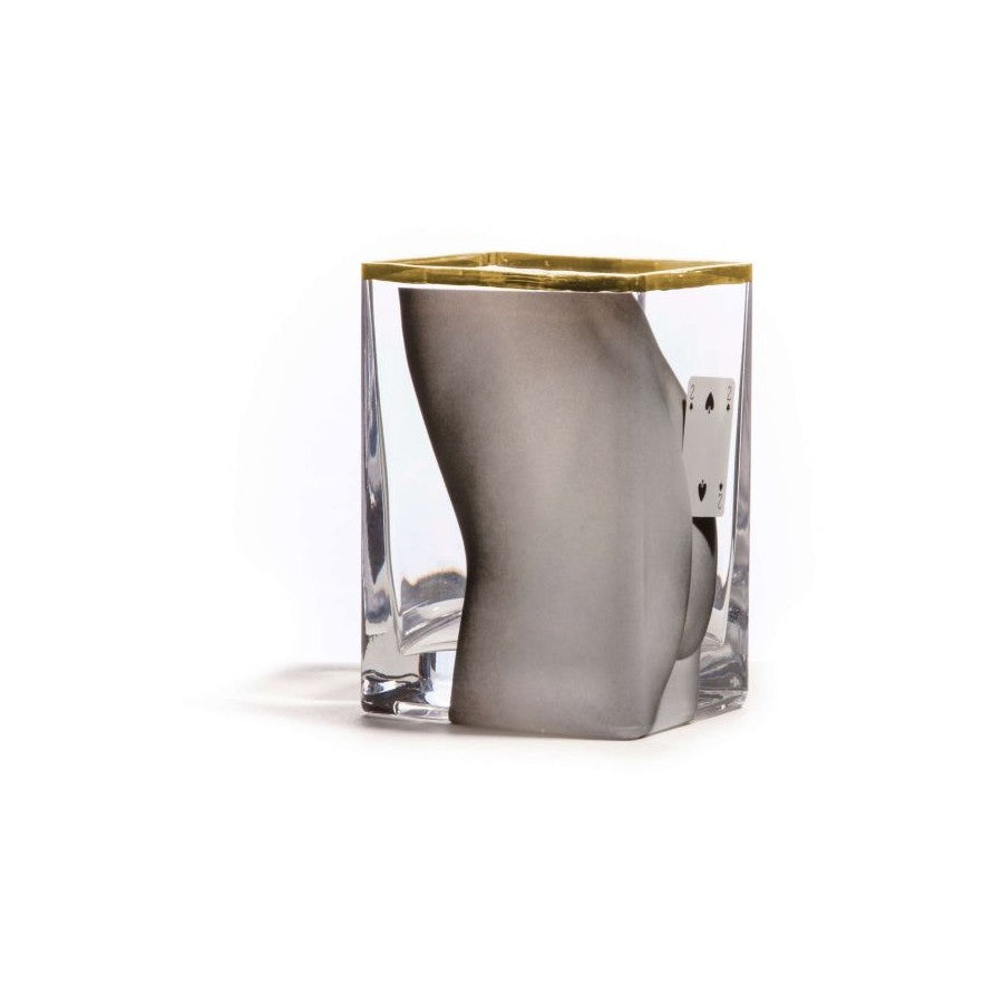 Vaso In Vetro Toiletpaper - Two Of Spades Seletti