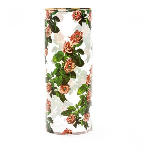 Vaso In Vetro Toiletpaper - Roses