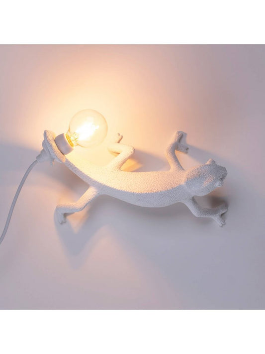 Lampada In Resina Chameleon Lamp Right-Going Down