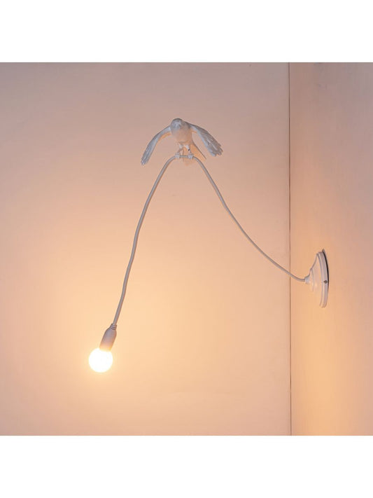 Lampada In Resina Da Parete Sparrow-Taking Off Seletti