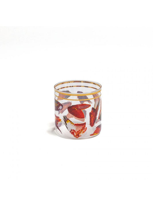Bicchiere In Vetro Toiletpaper Loves Seletti Ø Cm.8 H.8,5-Wings