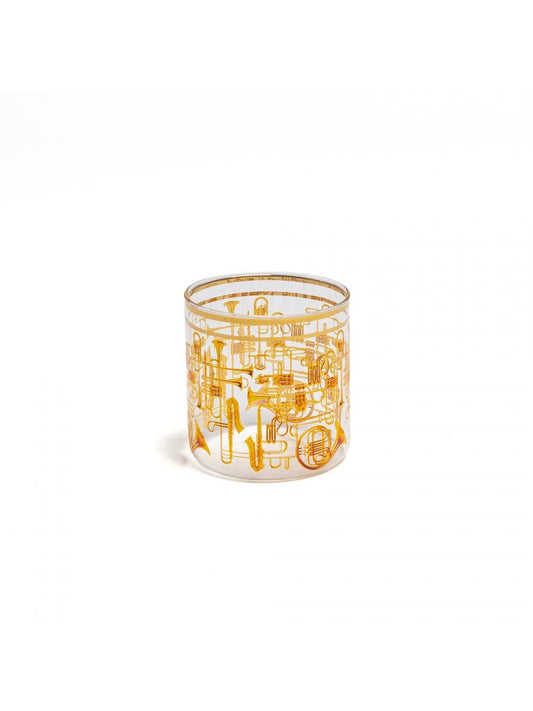 Bicchiere In Vetro Toiletpaper Loves Seletti Ø Cm.8 H.8,5-Trumpets