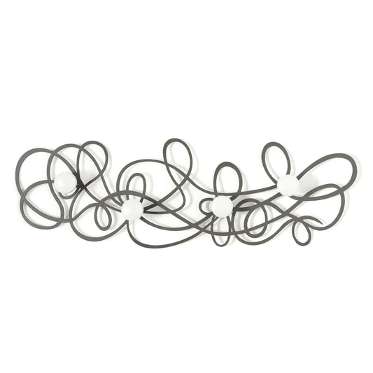 Appendiabiti da muro di design Doodle Arti E Mestieri