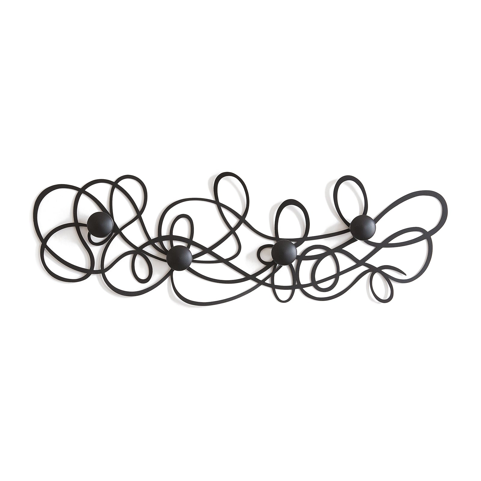 Appendiabiti da muro di design Doodle Arti E Mestieri
