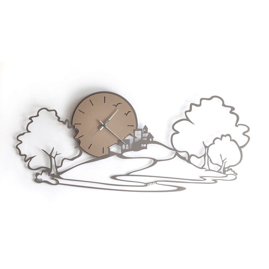 Orologio da parete particolare Paesaggio Arti E Mestieri