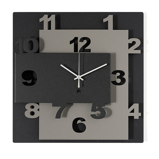 Orologio da parete moderno Ziggurat Arti E Mestieri