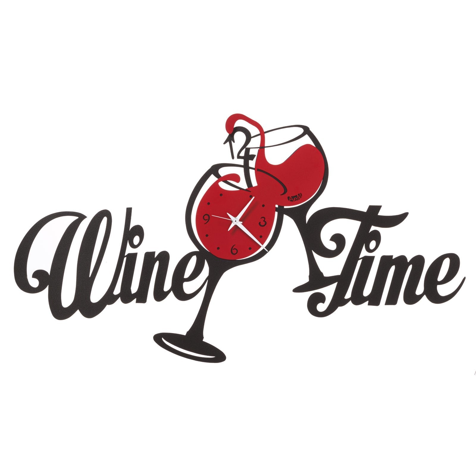 Orologio da parete particolare Wine Time Arti E Mestieri