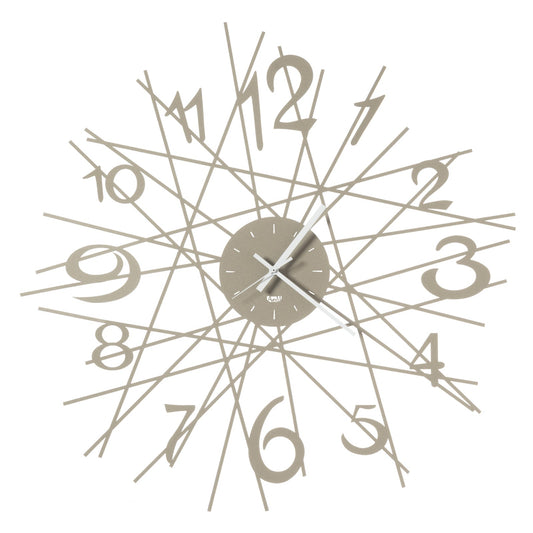 Orologio di design da parete Zig Zag Arti E Mestieri